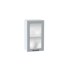 Шкаф верхний с 1-ой остекленной дверцей Ницца, цвет: Magnum