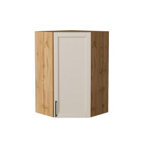 Шкаф верхний угловой Сканди, цвет: Cream Silkwood