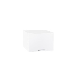 Шкаф верхний горизонтальный глубокий Валерия-М, цвет: Белый глянец