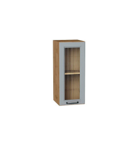 Шкаф верхний с 1-ой остекленной дверцей Ницца, цвет: Magnum