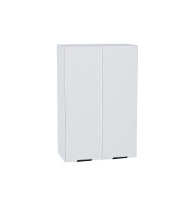 Шкаф верхний с 2-мя дверцами Евро, цвет: Белый