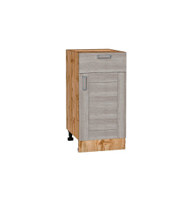 Шкаф нижний с 1-ой дверцей и ящиком Лофт, цвет: Cappuccino Veralinga