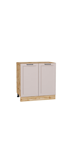 Шкаф нижний с 2-мя дверцами Барселона, цвет: Кашемир | Пленка ПВХ., Кашемир