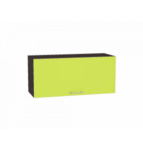 Шкаф верхний горизонтальный Валерия-М, цвет: Лайм глянец
