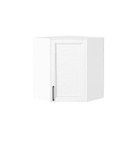 Шкаф верхний угловой Сканди, цвет: White Silkwood