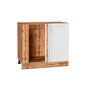 Шкаф нижний угловой Сканди, цвет: White Softwood