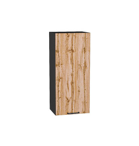 Шкаф верхний с 1-ой дверцей Флэт, цвет: Wotan Oak 2S