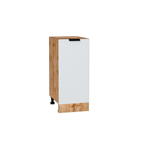 Шкаф нижний с 1-ой дверцей Евро, цвет: Белый