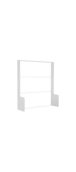 Комплект боковин выставочного стенда | Белый, Характеристики