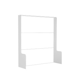 Комплект боковин выставочного стенда, цвет: Белый