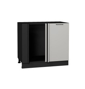 Шкаф нижний угловой Флэт, цвет: Light Grey In 2S