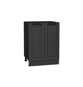 Шкаф нижний с 2-мя дверцами Глетчер, цвет: Маренго Силк