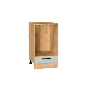 Шкаф нижний под духовку Нео, цвет: Grey Silk