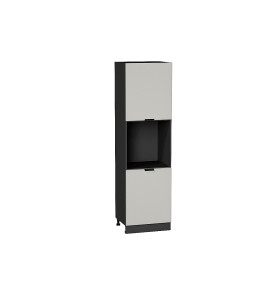 Шкаф пенал с 2-мя дверцами под технику Евро, цвет: Агат