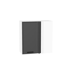 Шкаф верхний прямой угловой Фрейм, цвет: Stormy Silk