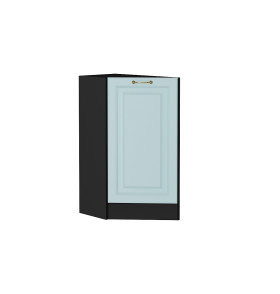 Шкаф нижний торцевой Ницца, цвет: Голубой