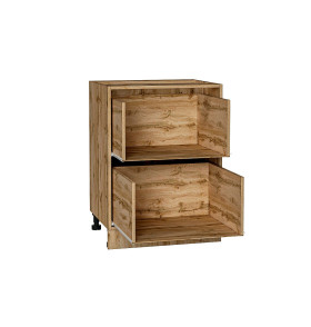 Каркас нижнего шкафа с 2-мя ящиками Н 602, цвет: Дуб Вотан