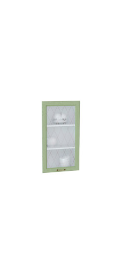 Комплект фасадов Ницца со стеклом для каркаса Ф-35Н В509 | Дуб оливковый, МДФ/Стекло