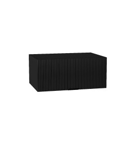 Шкаф верхний горизонтальный глубокий Евро Лайн, цвет: Антрацит