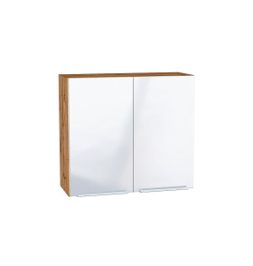 Шкаф верхний с 2-мя дверцами Фьюжн, цвет: Angel