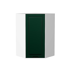 Шкаф верхний угловой Дублин, цвет: Special Green