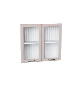 Комплект фасадов Барселона со стеклом для каркаса Ф-55 В800, цвет: Кашемир