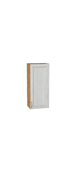 Шкаф верхний с 1-ой дверцей Шале, цвет: White Dreamline | Эко Шпон — структурный материал с защитным слоем оверлея (Южная Корея). Отличается высокой стойкостью к истиранию и механическим повреждениям. Репродукция натуральных материалов — Super Realistic. 