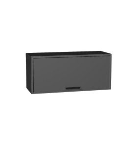 Шкаф верхний горизонтальный Фрейм, цвет: Stormy Silk