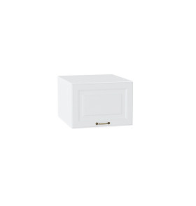 Шкаф верхний горизонтальный глубокий Ницца, цвет: Белый