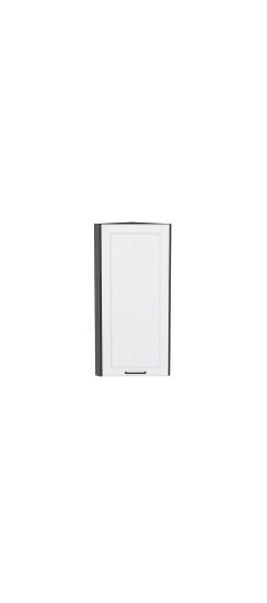 Шкаф верхний торцевой Барселона, цвет: Белый | Пленка ПВХ., Белый