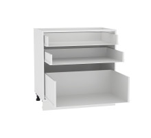 Каркас нижнего шкафа с 3-мя ящиками Н 803, цвет: Белый