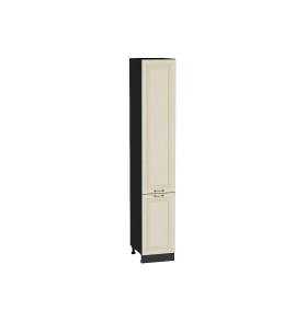 Шкаф пенал с 2-мя дверцами Ницца, цвет: Дуб крем