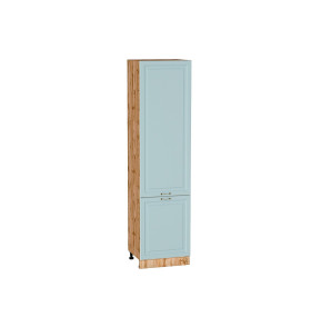 Шкаф пенал с 2-мя дверцами Ницца, цвет: Голубой