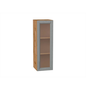 Шкаф верхний с 1-ой остекленной дверцей Сканди, цвет: Grey Softwood