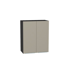 Шкаф верхний с 2-мя дверцами Фьюжн, цвет: Silky Grey