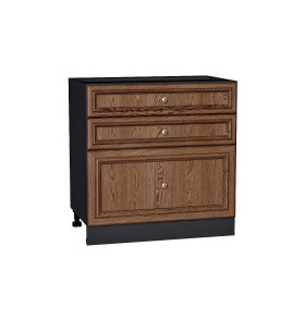 Шкаф нижний с 3-мя ящиками Шале, цвет: Brown Dreamline