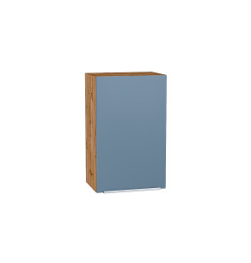 Шкаф верхний с 1-ой дверцей Фьюжн, цвет: Silky Blue