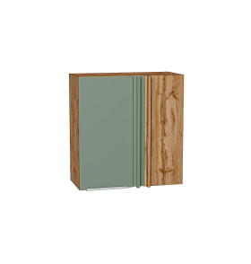 Шкаф верхний прямой угловой Фьюжн, цвет: Silky Mint
