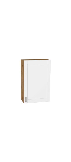 Шкаф верхний с 1-ой дверцей Лофт, цвет: White Silk | ПЭТ, White Silk