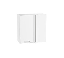 Шкаф верхний прямой угловой Квадро, цвет: Белый