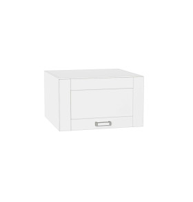 Шкаф верхний горизонтальный глубокий Лофт, цвет: White Silk