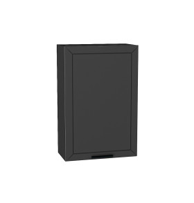 Шкаф верхний с 1-ой дверцей Глетчер, цвет: Маренго Силк