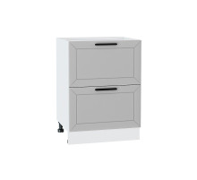 Шкаф нижний с 2-мя ящиками Глетчер, цвет: Гейнсборо Силк