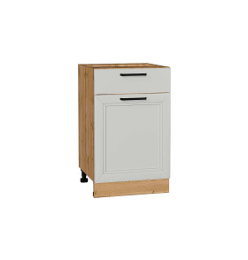 Шкаф нижний с 1-ой дверцей и ящиком Нео, цвет: Grey Silk