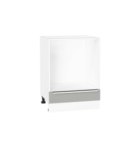 Шкаф нижний под духовку Фьюжн, цвет: Silky Light Grey