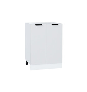 Шкаф нижний с 2-мя дверцами Евро, цвет: Белый