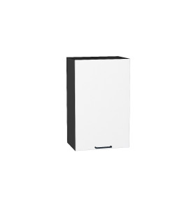 Шкаф верхний с 1-ой дверцей Флэт, цвет: White In 2S