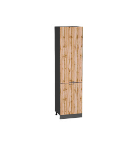 Шкаф пенал с 2-мя дверцами Флэт, цвет: Wotan Oak 2S