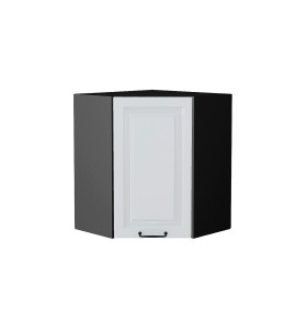 Шкаф верхний угловой Ницца, цвет: Blanco