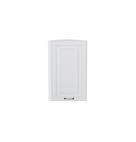 Шкаф верхний торцевой Ницца, цвет: Белый